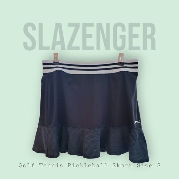 Slazenger Black Ruffle Golf or Tennis Skort - Picture 1 of 9